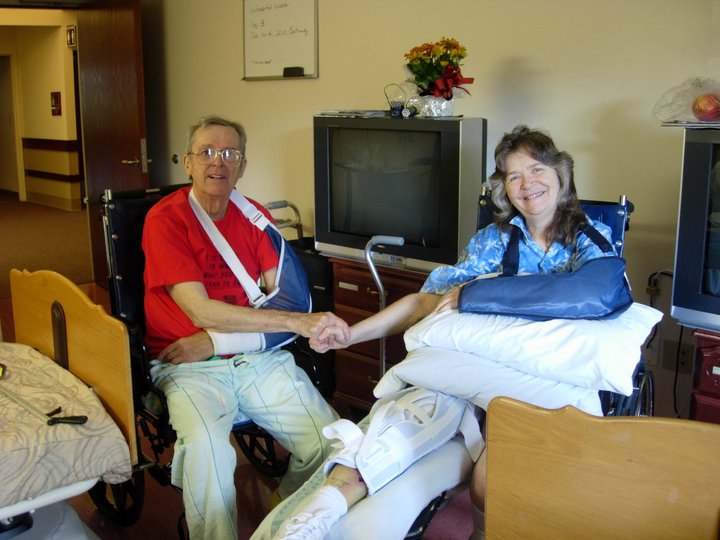 Walter Cooke Sara Schurr in convalescent hospital