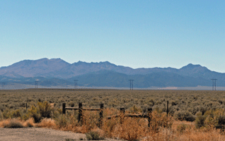 Garden Pass Nevada looking south