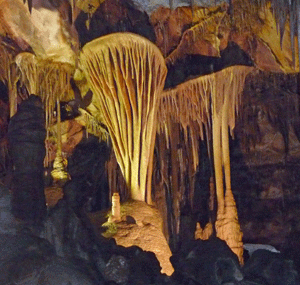 Parachute formation Grand Palace Lehman Caves NV