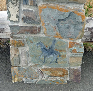 Stonework at Joseph Canyon Overlook OR