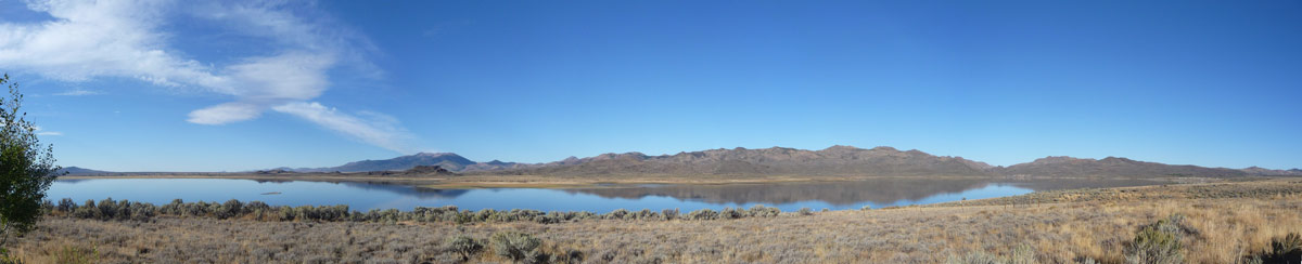 Morning reflections Wildhorse Reservoir NV