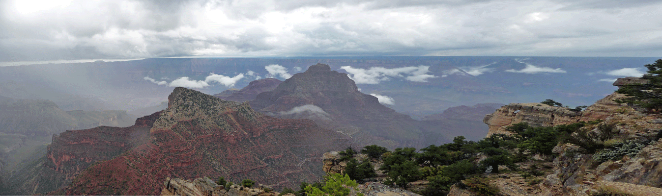 Angel's Window North Rim Grand Canyon Panorama