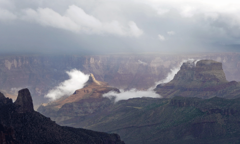 Roosevelt Point Panorama North Rim Grand Canyon