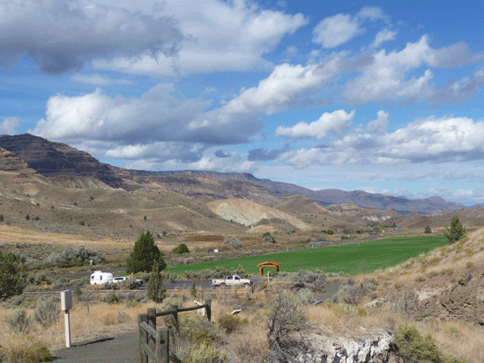 Blue Basin Trailhead view John Day OR