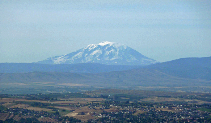 Mt Adams from near Yakima WA