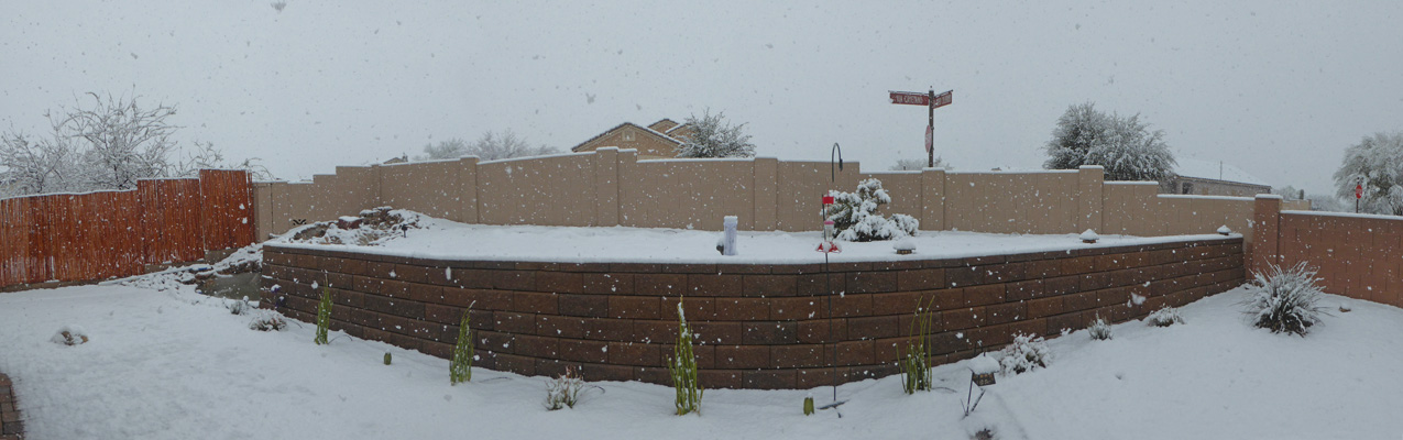 Snow Sahuarita Feb 2019