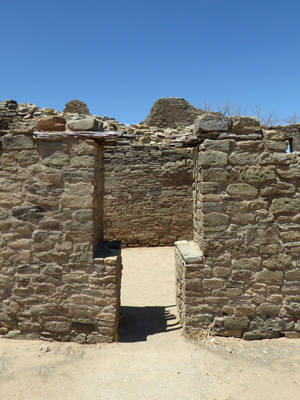 T-shaped doorway Aztec Ruins NM