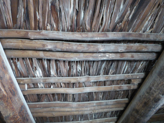 900 year old ceiling Aztec Ruins NM