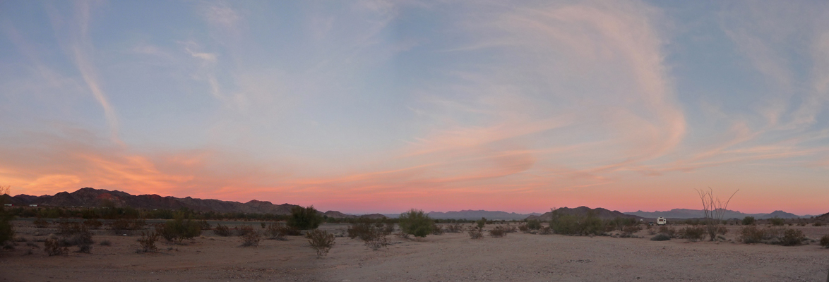 Quartzsite sunset