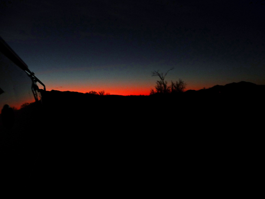 Sunset Quartzsite AZ