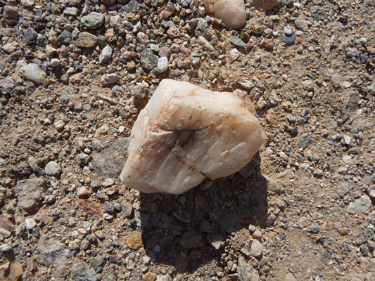 Milky quartz, Quartzsite AZ