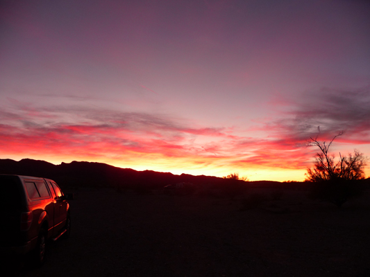 Quartzsite AZ sunset