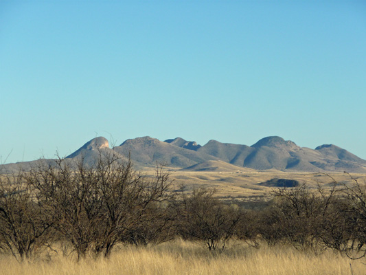 Hills south of Las Cienagas NCA