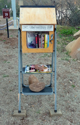Little Free Library at Patagonia Lake SP