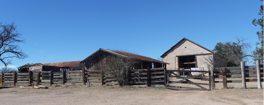 Empire Ranch corral Las Cienegas NCA