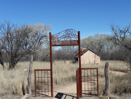 Empire Ranch Heritage Discovery Trail Gate