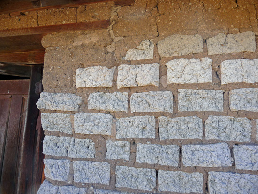 Adobe bricks and mortar Empire Ranch