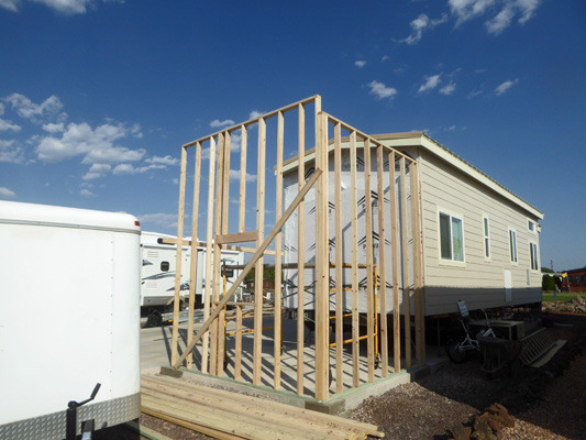 Shed started