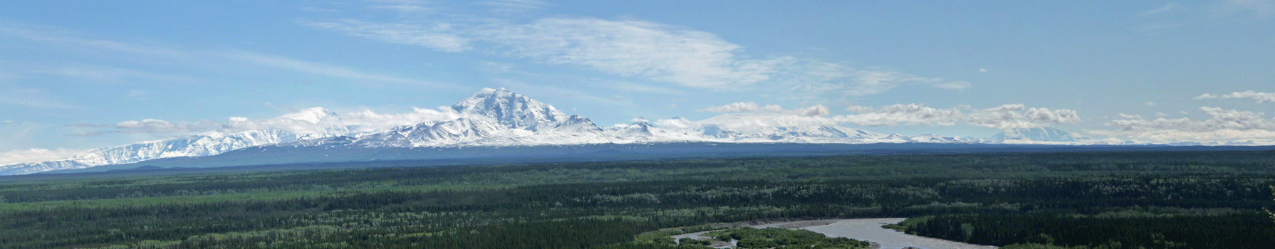 Mt Drum and Sanford from Richardson Highway viewpoint Alaska