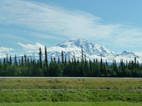 Mount Drum from Richardson Highway Alaska
