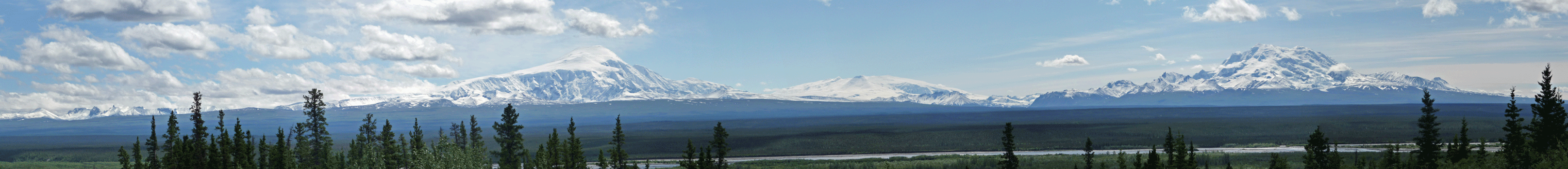 Mount Sanford and Mount Drum Tok Cutoff Road Alaska