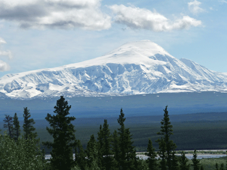 Mount Sanford Tok Cutoff Road Alaska