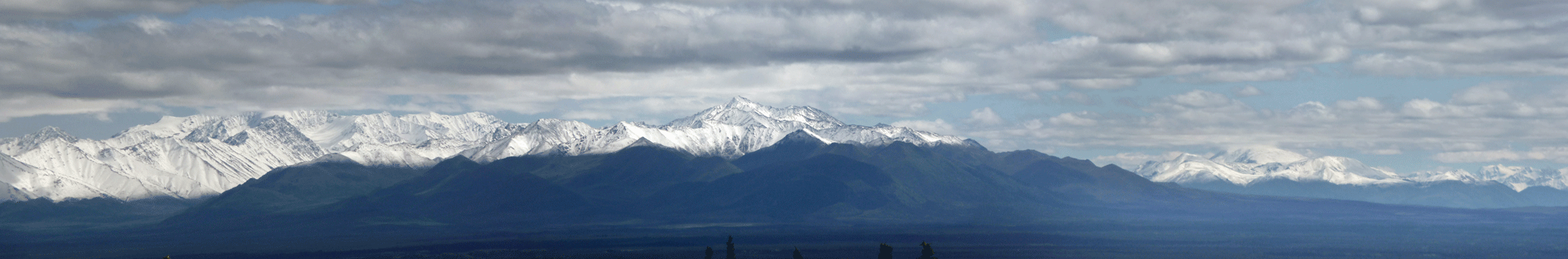 Wrangell Mountains from Nabesna Road