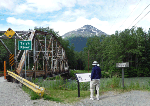 Taiya River Bridge Dyea AK