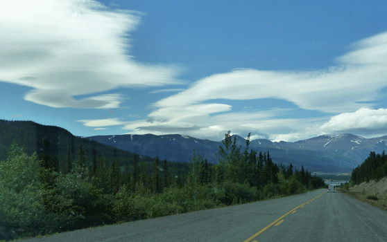 Lenticular clouds Carcross YT