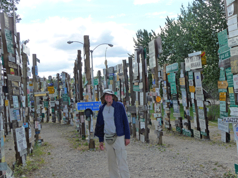 Signpost Forest Watson Lake Yukon