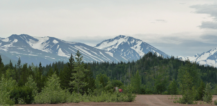 Along Cassair Highway BC