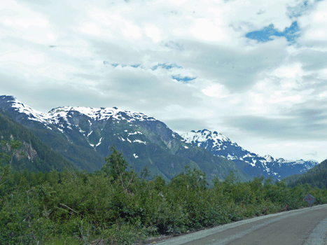 Road to Fish Creek Hyder AK