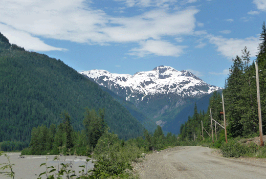 View eastward by Salmon River BC