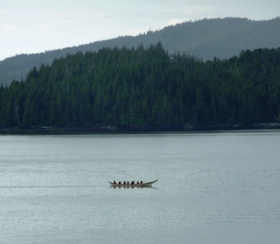 Dragon boat in Prince Rupert