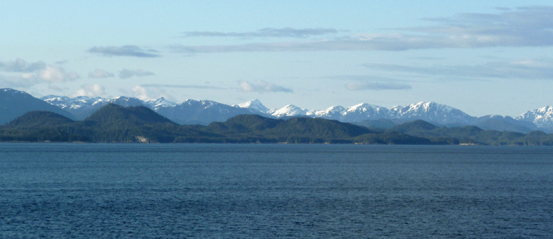 Inside Passage 2 hours out of Prince Rupert