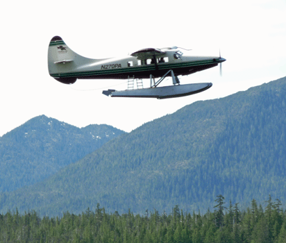 Float plane in Ketchikan