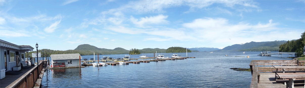 View at Clover Pass Resort Ketchikan AK