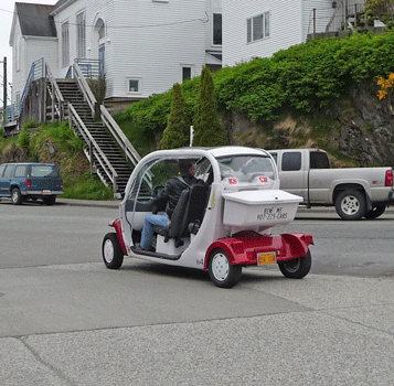 Electric car in Ketchikan AK