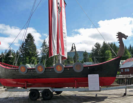 Viking ship Valhalla Petersburg AK