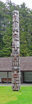 totem pole Sitka National Historical Park