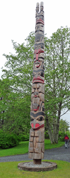 totem pole Sitka National Historical Park