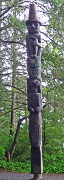 totem pole Sitka National Historical Park