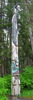 totem pole Sitka National Historical Park