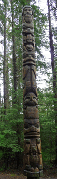 totem pole Sitka National Historical Park