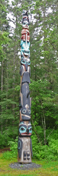 totem pole Sitka National Historical Park