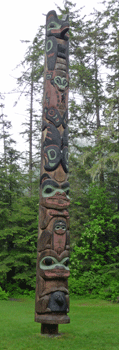 totem pole Sitka National Historical Park