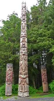 totem pole Sitka National Historical Park