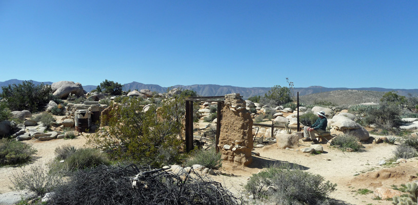 Marshall South House ruins spring 2015