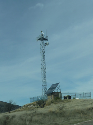 Border Patrol Tower Ruby Road near Arivaca Lake