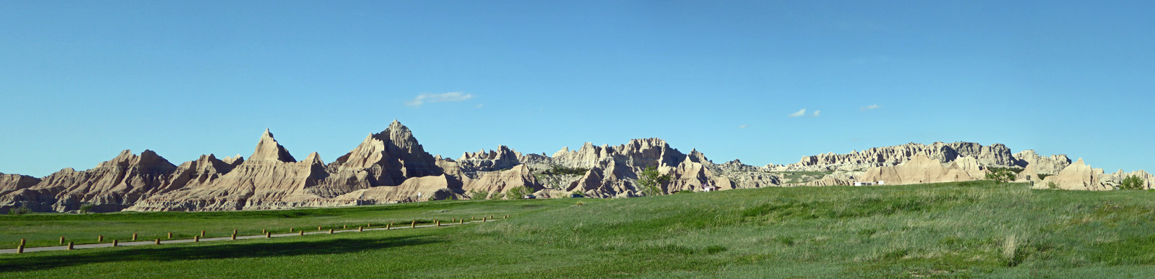 Afternoon shadows Badlands